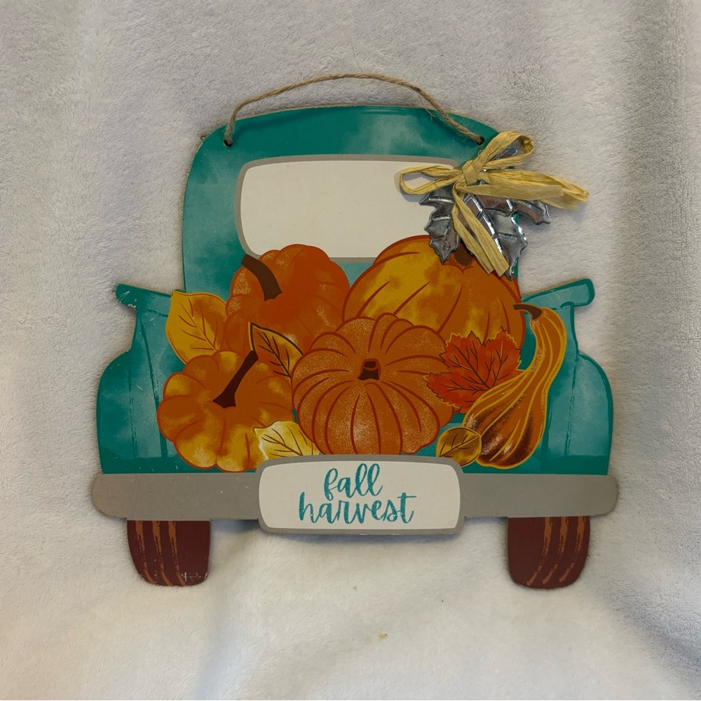 Fall Harvest Truck Wall Decor